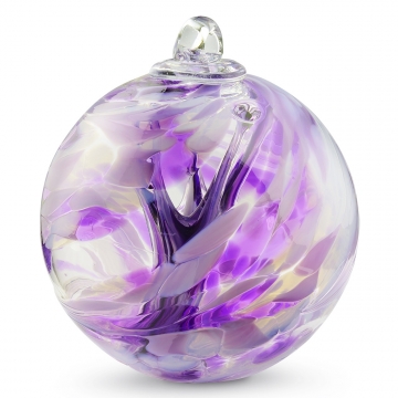 Witch Ball 6" LAVENDER LILLY